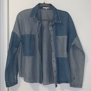 Jean button up